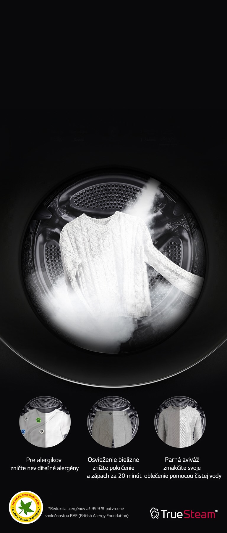 Redukcia až 99,9 % alergénov<br>2